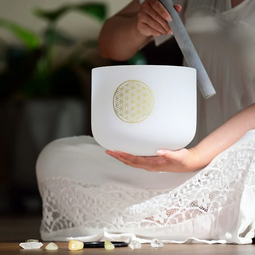 582hz powerful quartz healing singing bowl